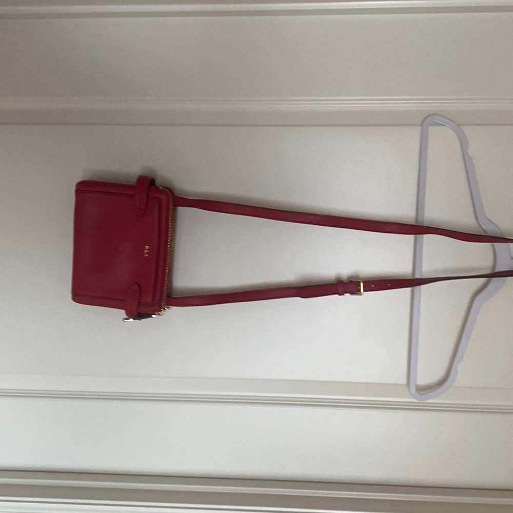 Good condition, barely used. Red crossbody purse.